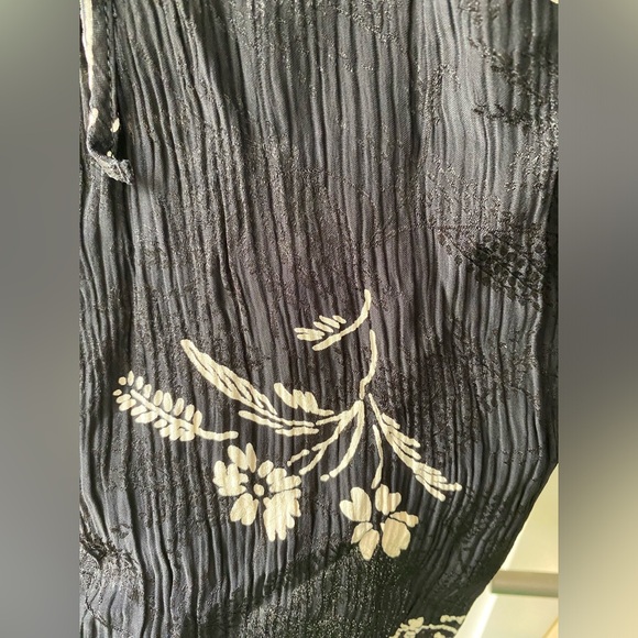 Sézane black Jacquard patterned long sleeve dress - Picture 5 of 7